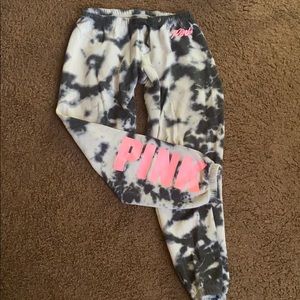 PINK brand tie dye sweatpants joggers.